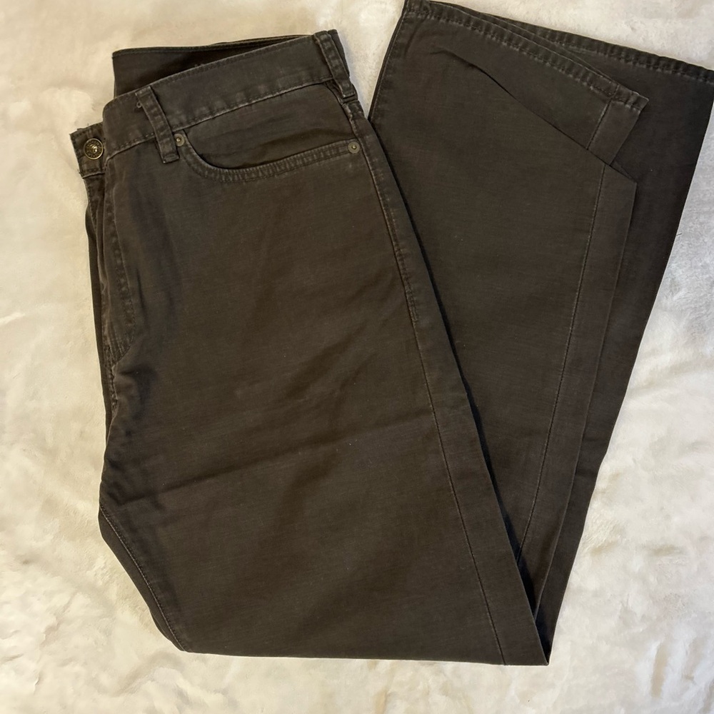 Dockers Straight Fit Pants Brown Flat Front Casual Workwear Men’s 36x30 EUC